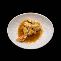 Patas de cangrejo en salsa de jengibre