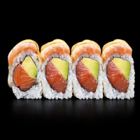 Uramaki doble salmón